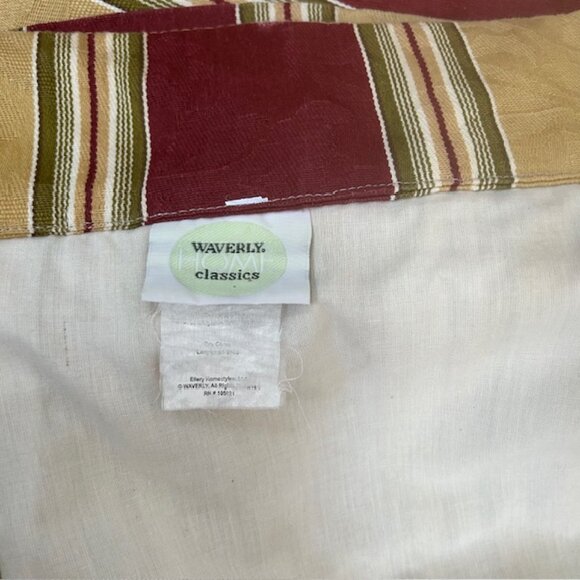 Waverley Capulet beaded ascot curtains and valance #1 - Picture 3 of 6